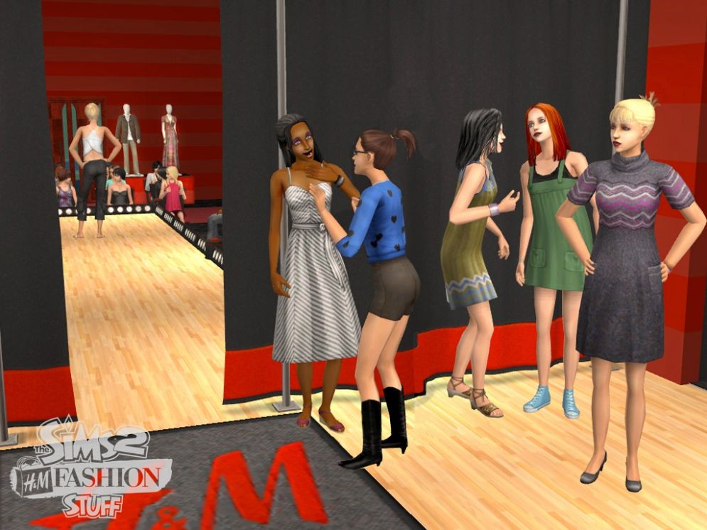Screenshot ze hry The Sims 2: H&M Mda - Recenze-her.cz