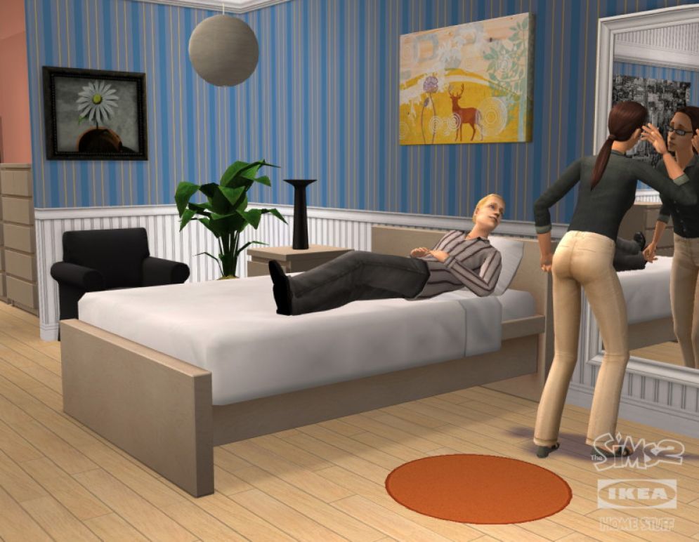Screenshot ze hry The Sims 2: Ikea Home Stuff - Recenze-her.cz