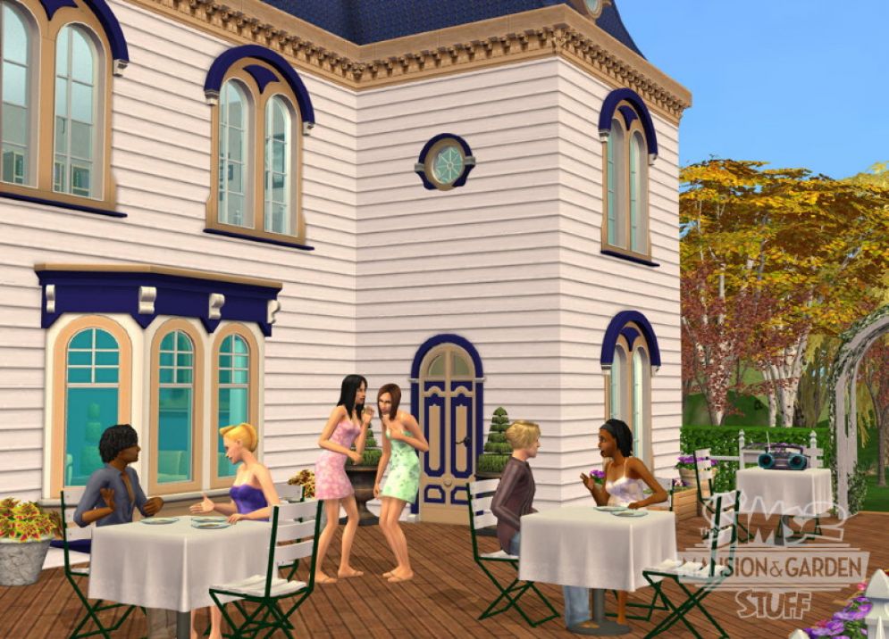 Screenshot ze hry The Sims 2 Mansion & Garden Stuff - Recenze-her.cz