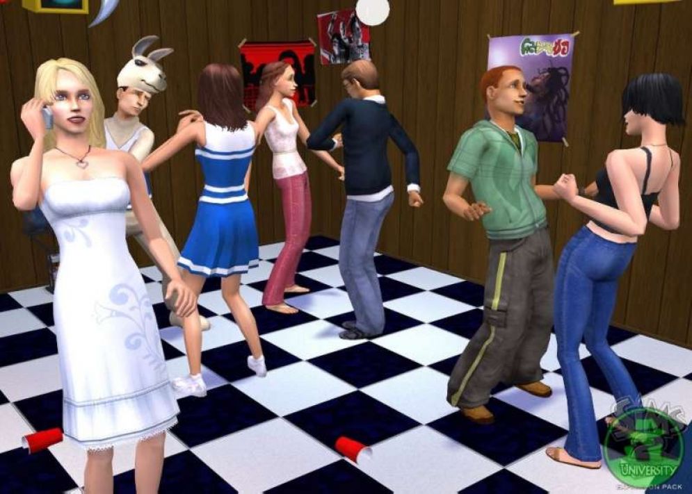 Screenshot ze hry The Sims 2: Univerzita - Recenze-her.cz