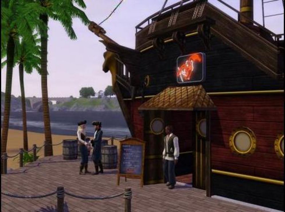 Screenshot ze hry The Sims 3: Pirtsk ztoka - Recenze-her.cz
