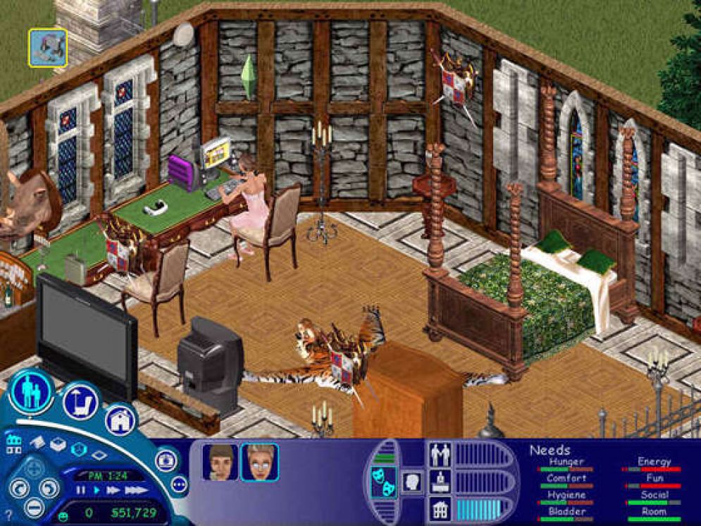 Screenshot ze hry The Sims: Livin Large - Recenze-her.cz