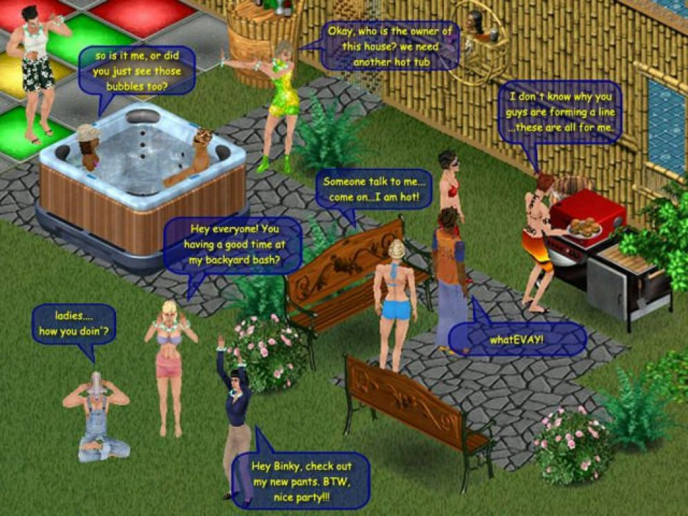 Screenshot ze hry The Sims Online - Recenze-her.cz