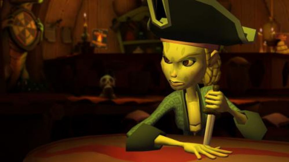 Screenshot ze hry The Trial and Execution of Guybrush Threepwood - Recenze-her.cz