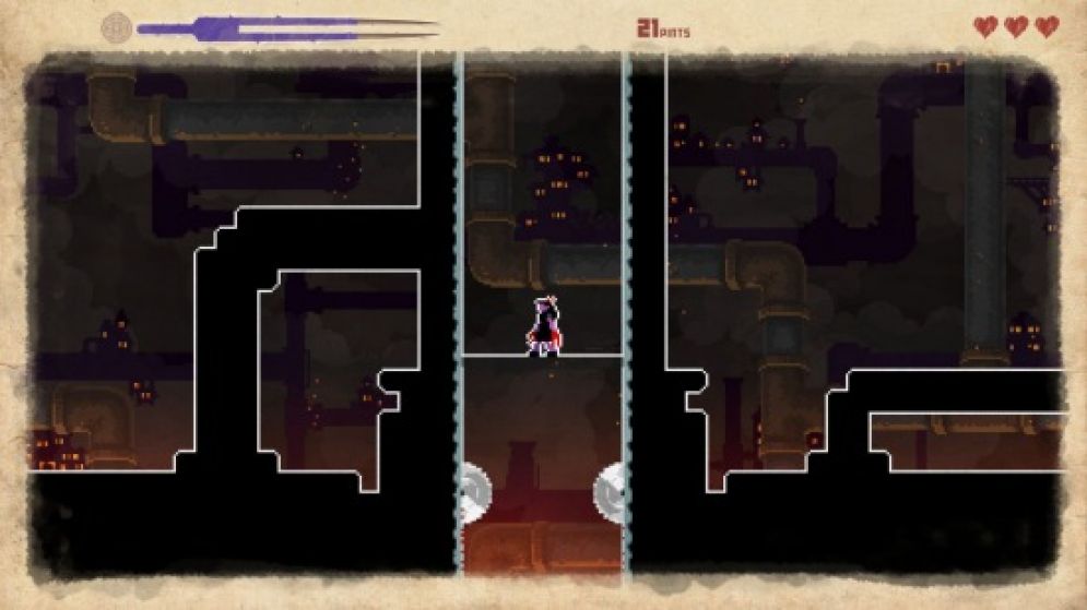 Screenshot ze hry They Bleed Pixels - Recenze-her.cz