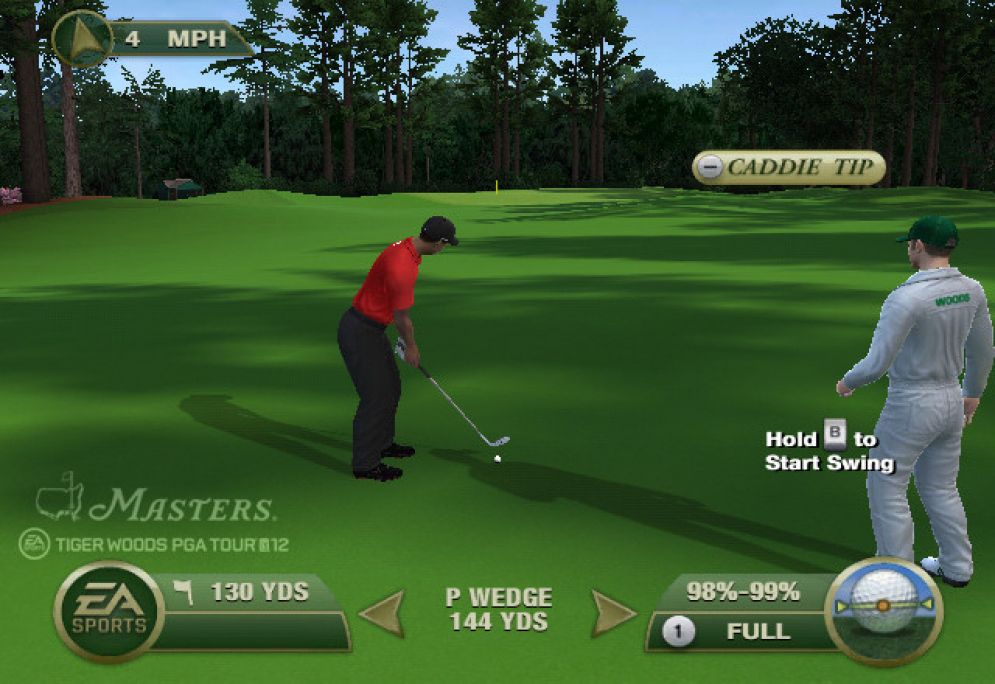 Screenshot ze hry Tiger Woods PGA Tour 12: The Masters - Recenze-her.cz