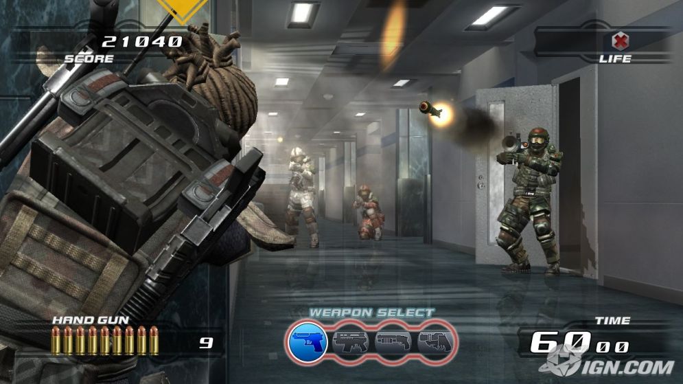 Screenshot ze hry Time Crisis 4 - Recenze-her.cz