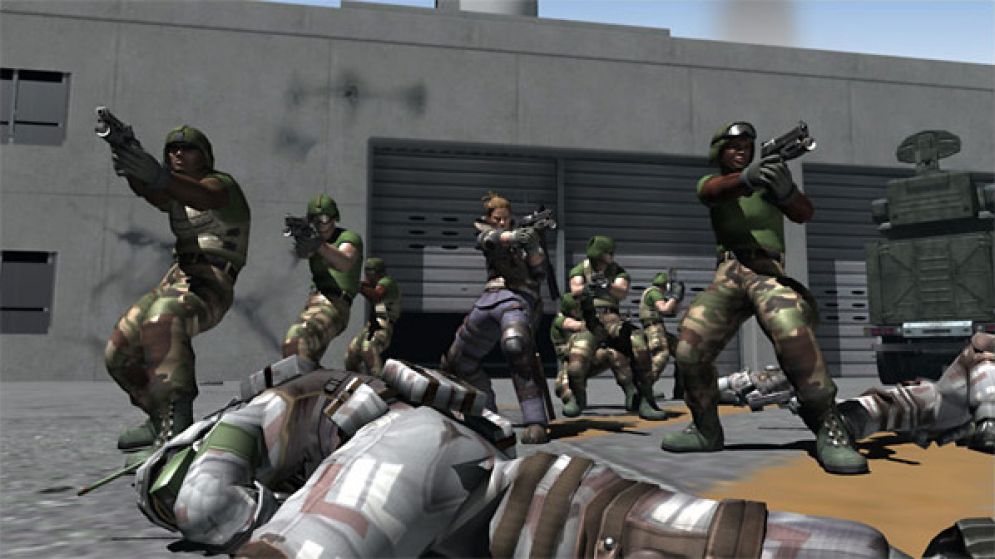 Screenshot ze hry Time Crisis 4 - Recenze-her.cz