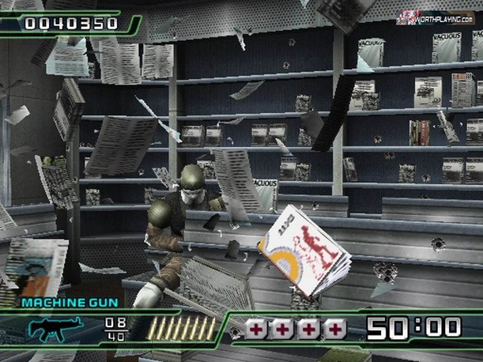 Screenshot ze hry Time Crisis: Crisis Zone - Recenze-her.cz