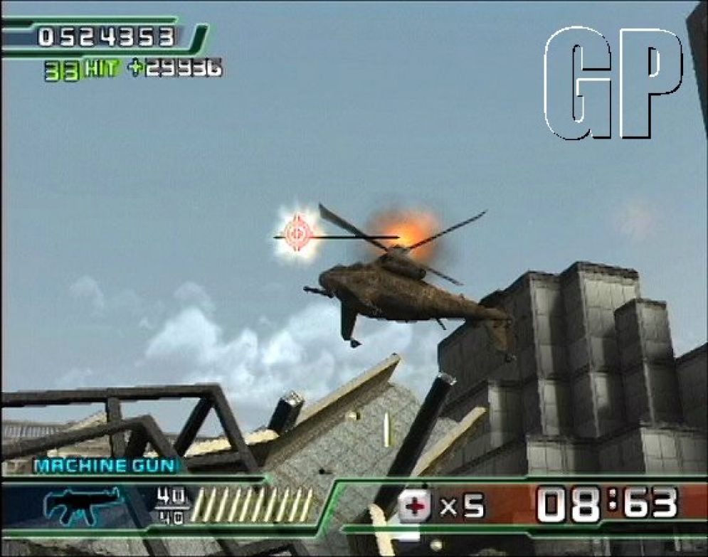 Screenshot ze hry Time Crisis: Crisis Zone - Recenze-her.cz