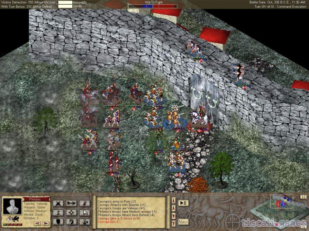 Screenshot ze hry Tin Soldiers: Alexander the Great - Recenze-her.cz