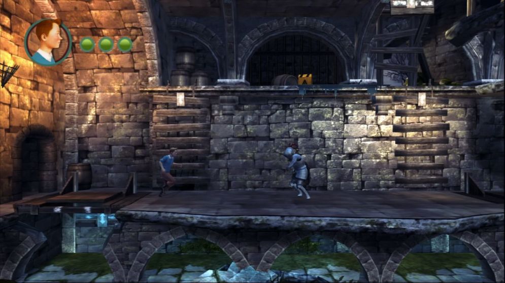 Screenshot ze hry Tintinova dobrodrustv: Hra - Recenze-her.cz