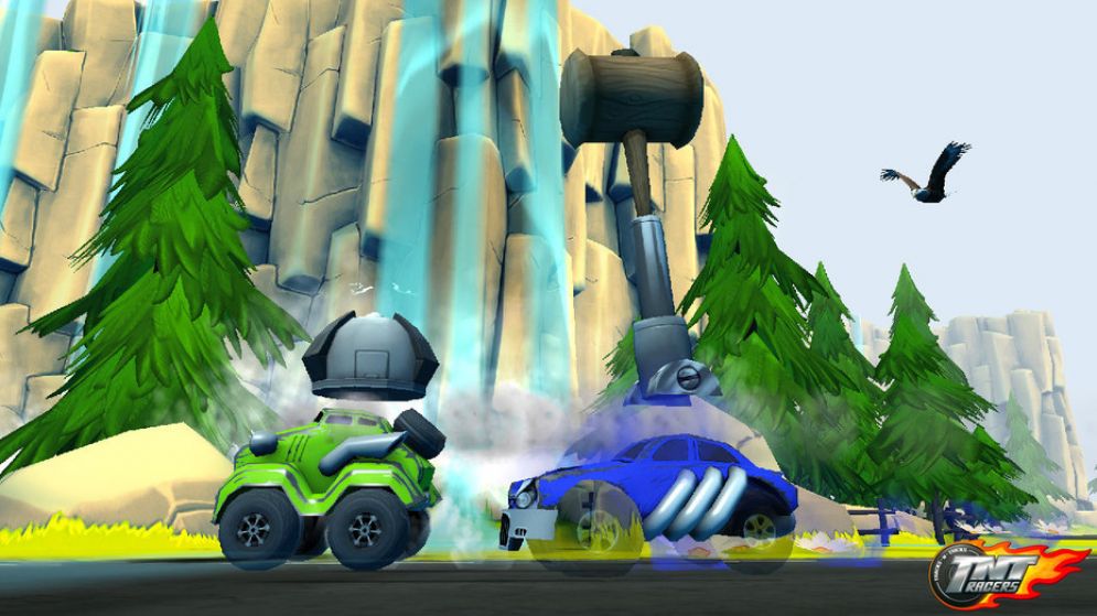 Screenshot ze hry TNT Racers - Recenze-her.cz