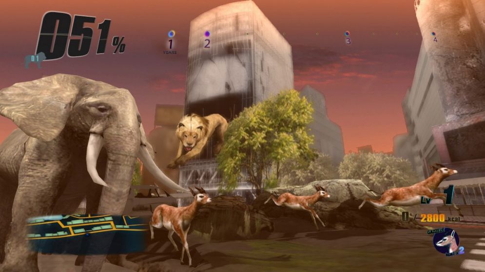 Screenshot ze hry Tokyo Jungle - Recenze-her.cz