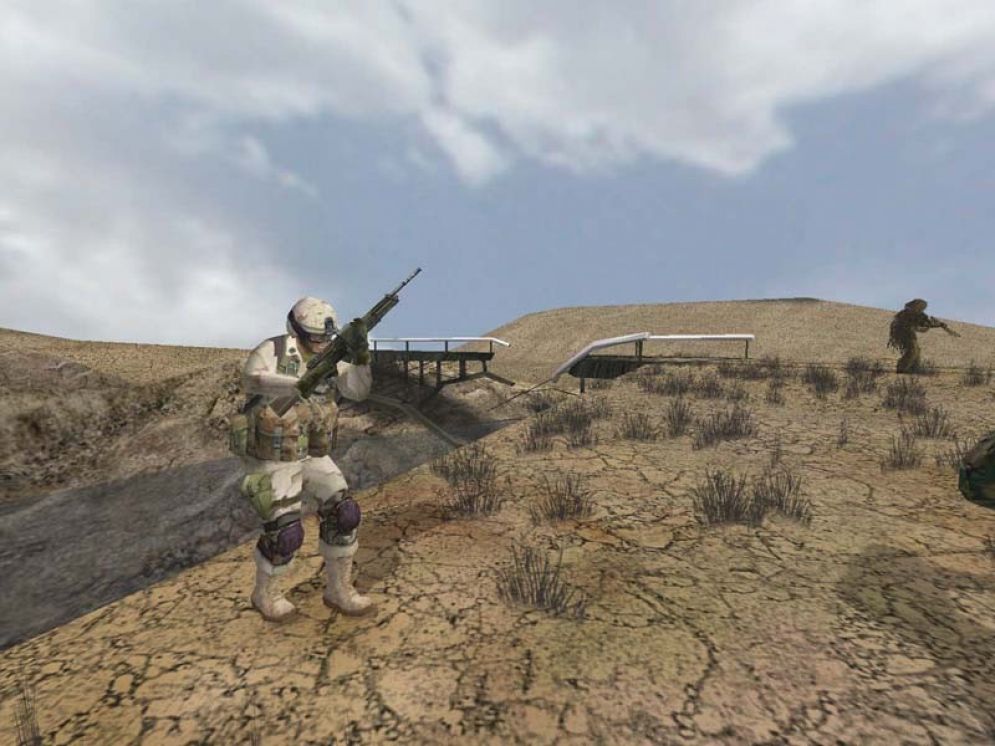 Screenshot ze hry Tom Clancys Ghost Recon: Desert Siege - Recenze-her.cz