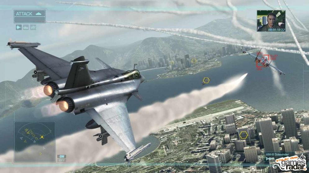 Screenshot ze hry Tom Clancys H.A.W.X. - Recenze-her.cz