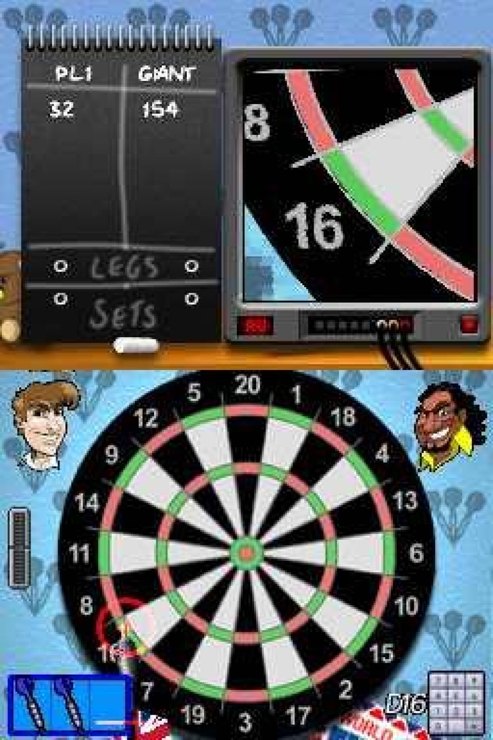 Screenshot ze hry Touch Darts - Recenze-her.cz