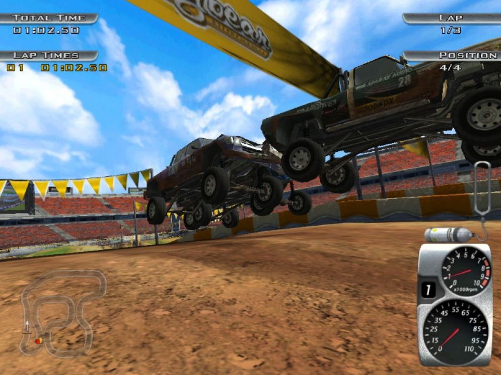 Screenshot ze hry Tough Trucks: Modified Monsters - Recenze-her.cz
