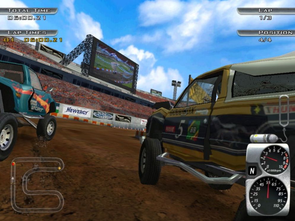 Screenshot ze hry Tough Trucks: Modified Monsters - Recenze-her.cz