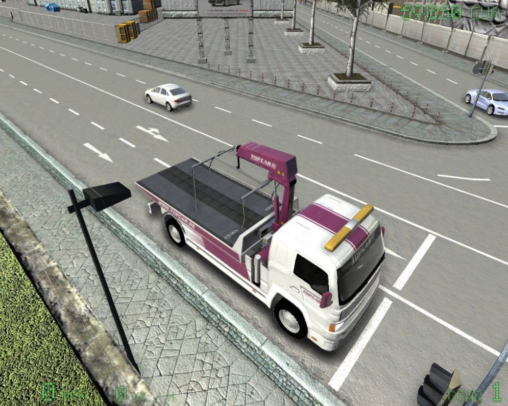 Screenshot ze hry Tow Truck Simulator - Recenze-her.cz