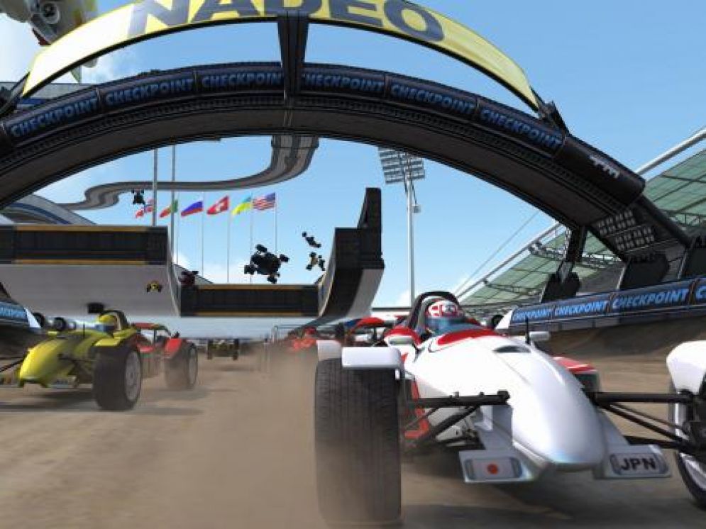 Screenshot ze hry TrackMania Nations Forever - Recenze-her.cz