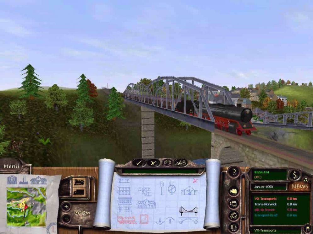 Screenshot ze hry Trains and Trucks Tycoon - Recenze-her.cz