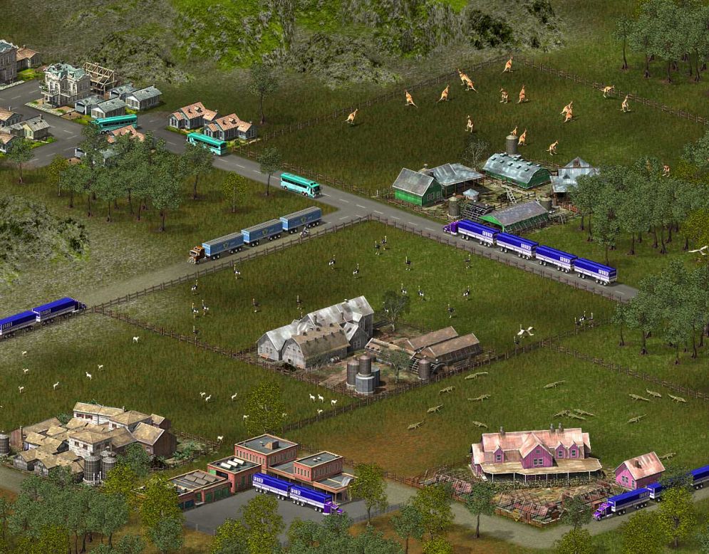 Screenshot ze hry Transport Giant: Down Under - Recenze-her.cz