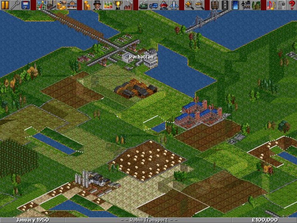 Screenshot ze hry Transport Tycoon - Recenze-her.cz
