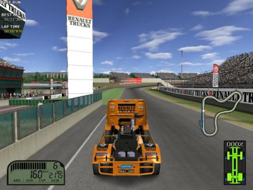 Screenshot ze hry Truck Racing by Renault Trucks - Recenze-her.cz