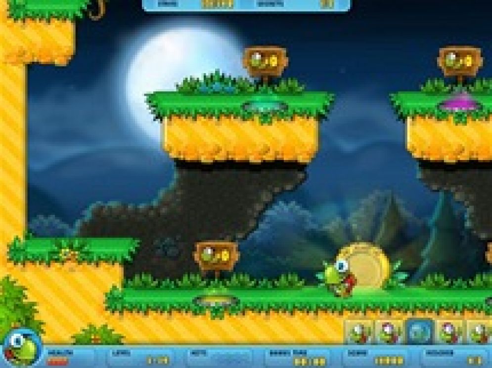 Screenshot ze hry Turtix: Rescue Adventures - Recenze-her.cz