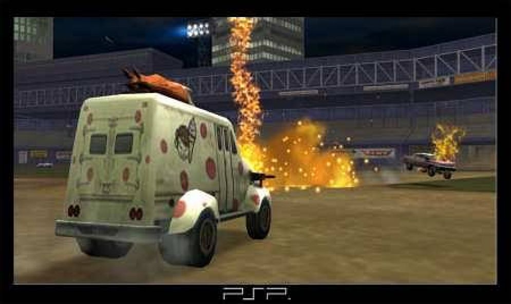 Screenshot ze hry Twisted Metal: Head-On - Recenze-her.cz