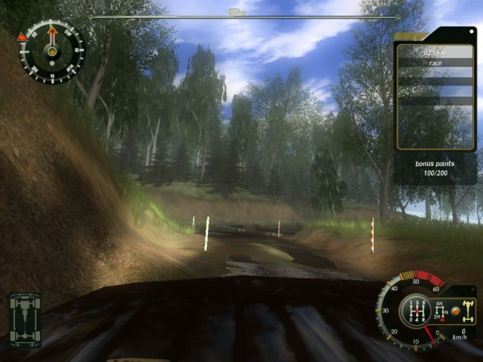 Screenshot ze hry UAZ Racing 4x4 - Recenze-her.cz