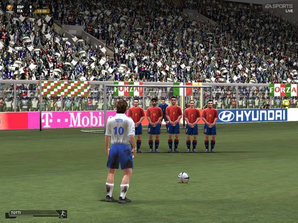 Screenshot ze hry UEFA Euro 2004 - Recenze-her.cz
