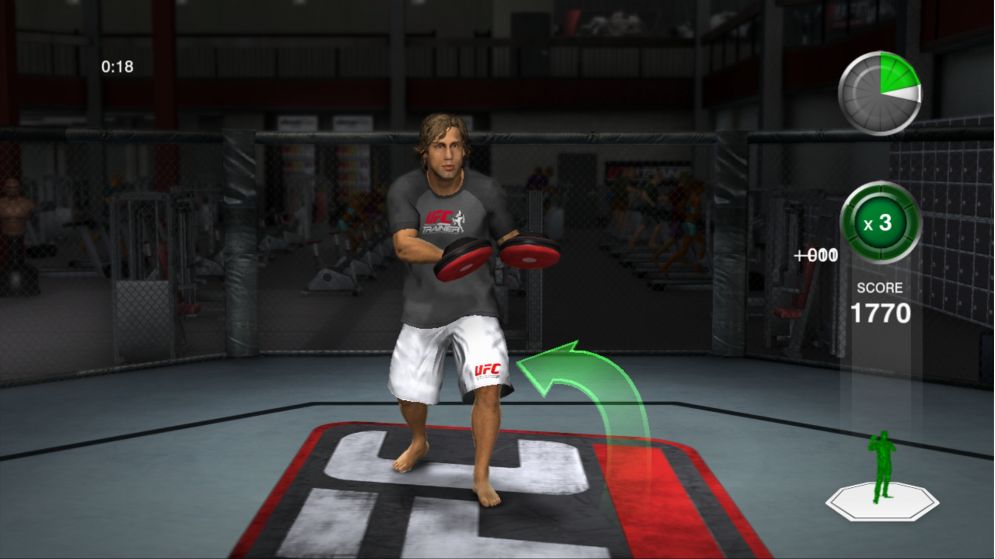 Screenshot ze hry UFC Personal Trainer - Recenze-her.cz