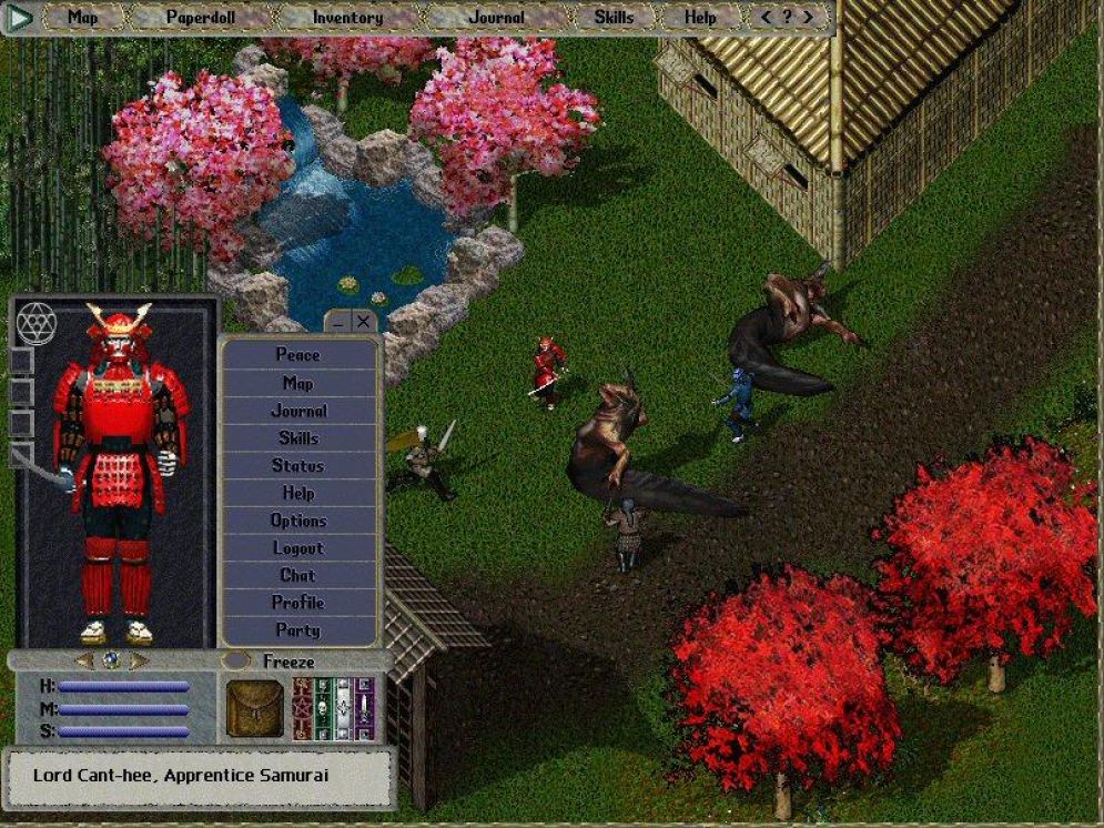Screenshot ze hry Ultima Online: Samurai Empire - Recenze-her.cz