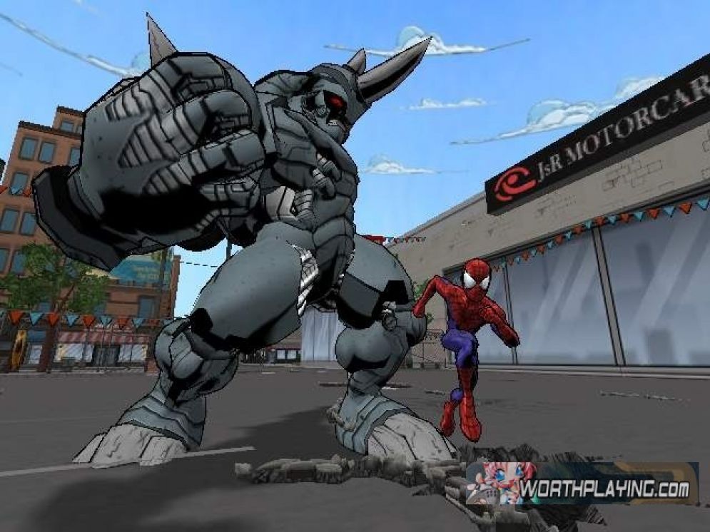 Screenshot ze hry Ultimate Spider-Man - Recenze-her.cz