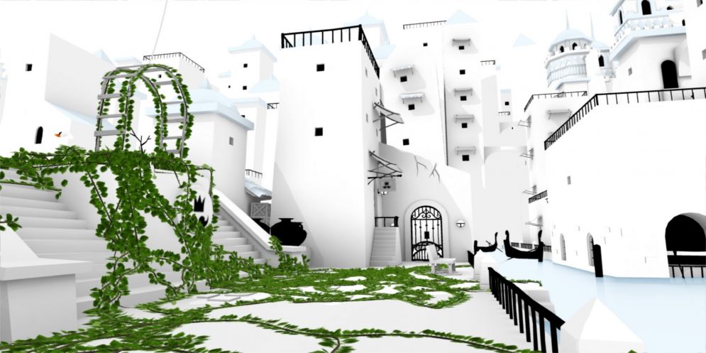 Screenshot ze hry Unfinished Swan - Recenze-her.cz