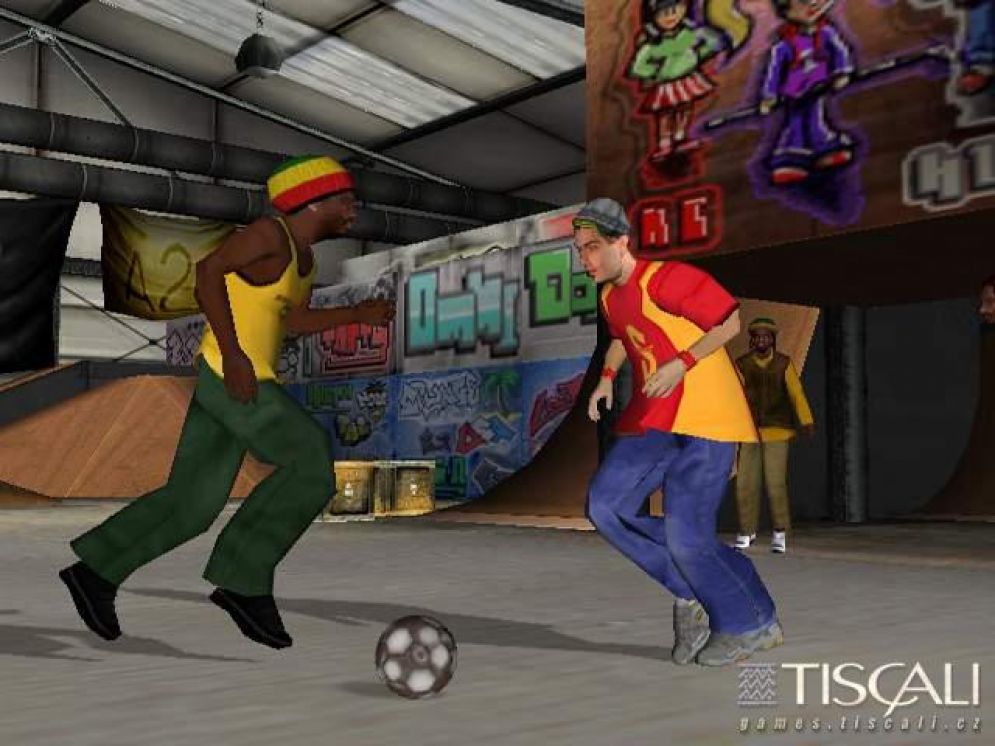 Screenshot ze hry Urban Freestyle Soccer - Recenze-her.cz