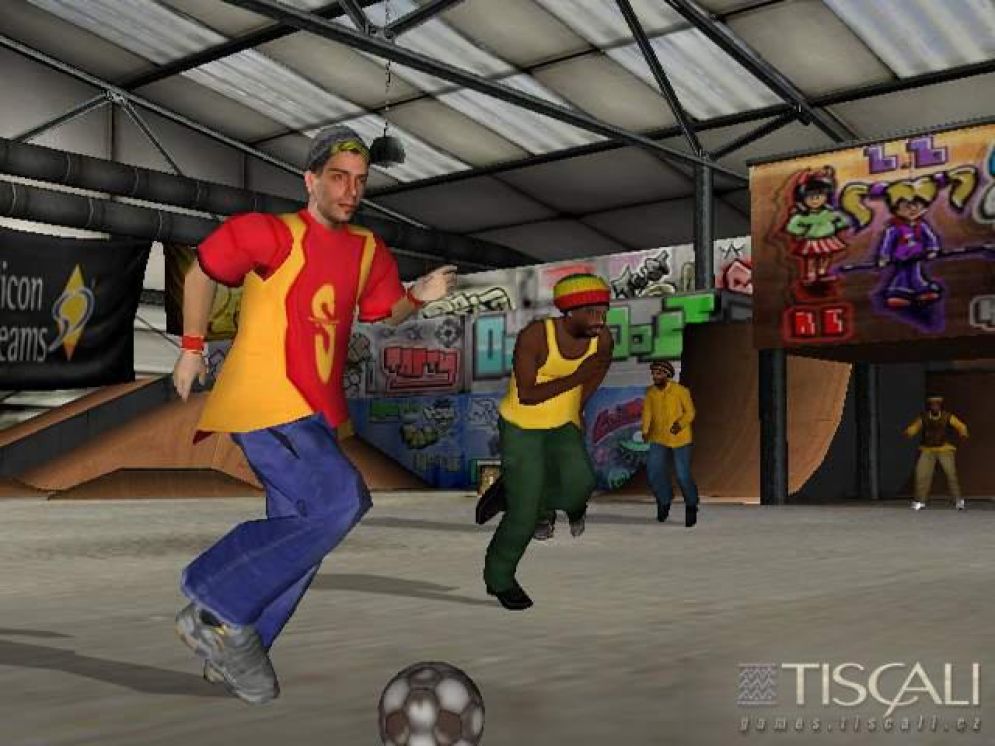 Screenshot ze hry Urban Freestyle Soccer - Recenze-her.cz