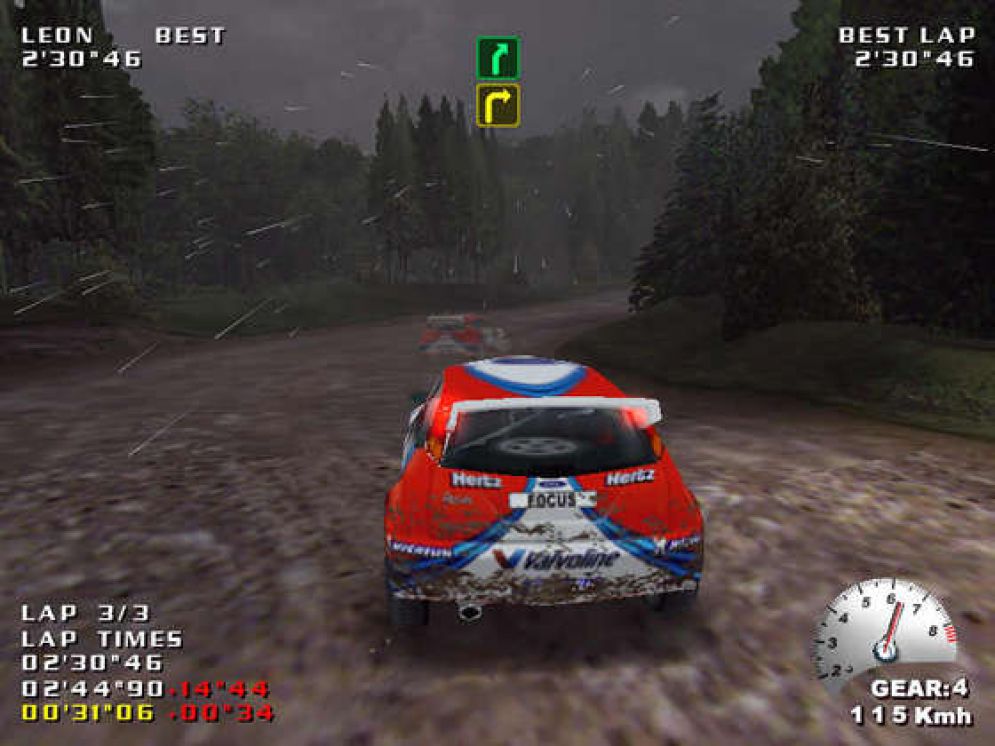 Screenshot ze hry V-Rally 2 - Recenze-her.cz