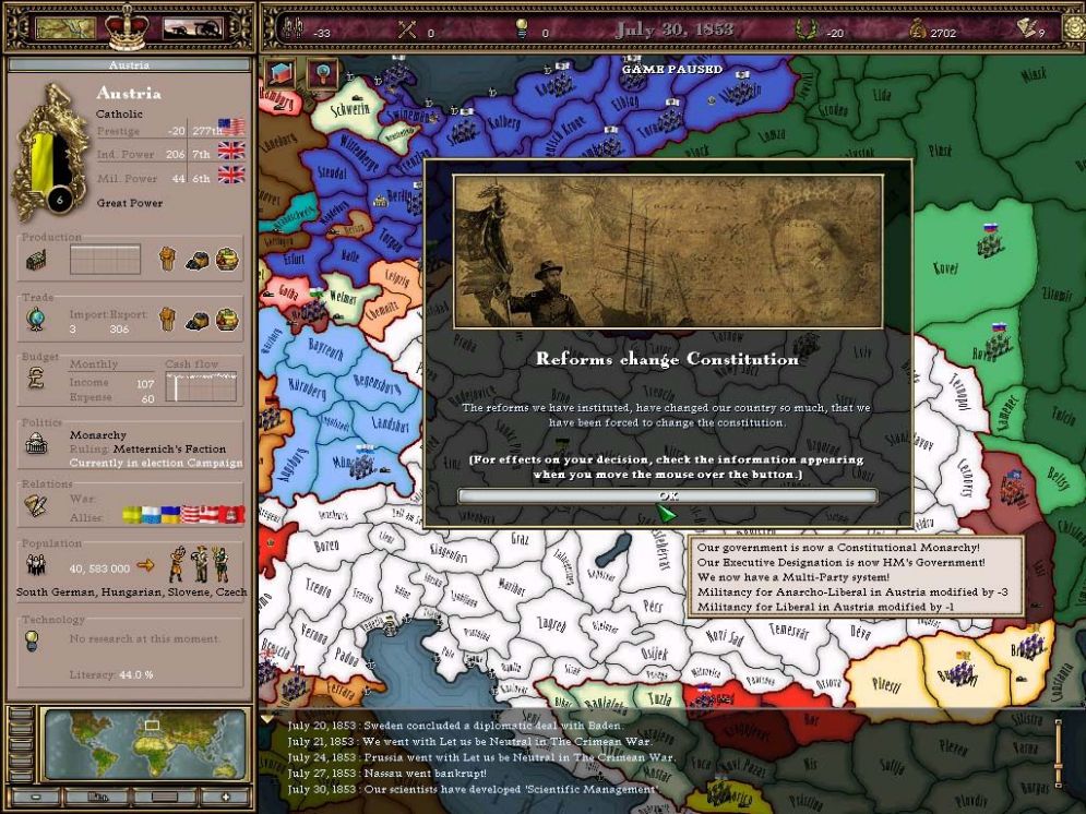 Screenshot ze hry Victoria: Revolutions - Recenze-her.cz