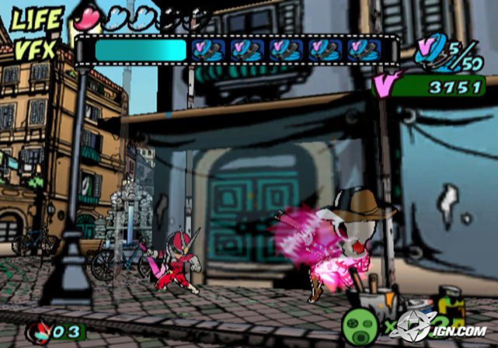 Screenshot ze hry Viewtiful Joe - Recenze-her.cz