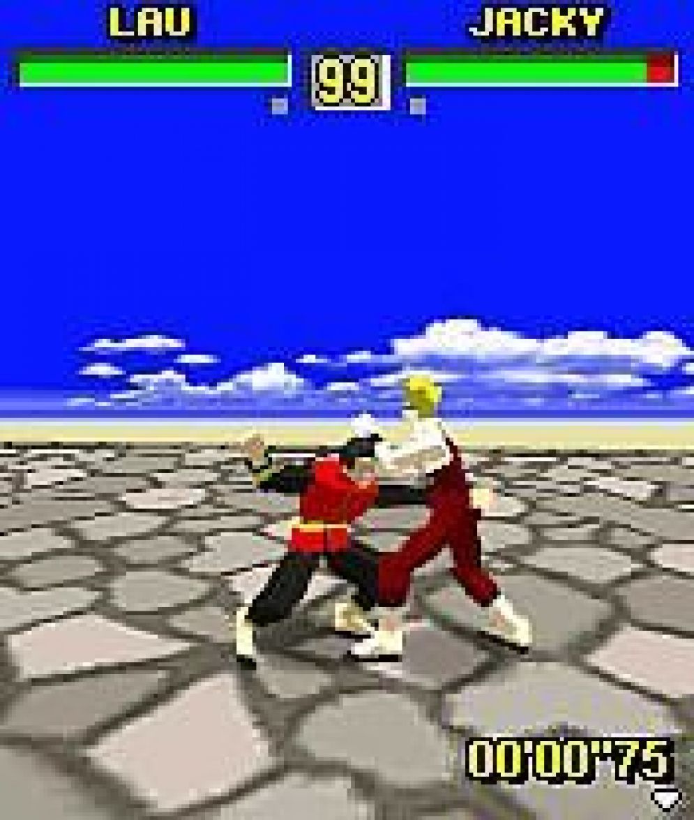 Screenshot ze hry Virtua Fighter 3D Mobile - Recenze-her.cz