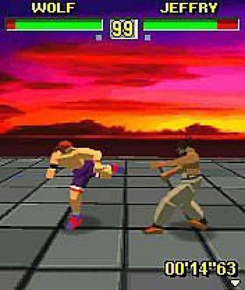 Screenshot ze hry Virtua Fighter 3D Mobile - Recenze-her.cz