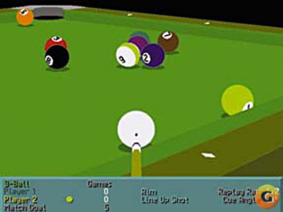 Screenshot ze hry Virtual Pool - Recenze-her.cz