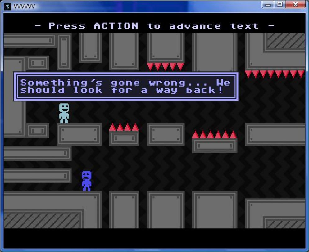 Screenshot ze hry VVVVVV - Recenze-her.cz