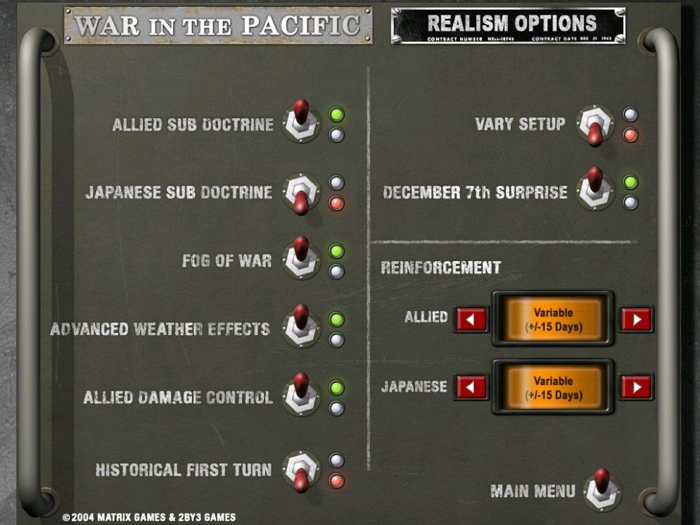 Screenshot ze hry War in the Pacific: The Struggle - Recenze-her.cz