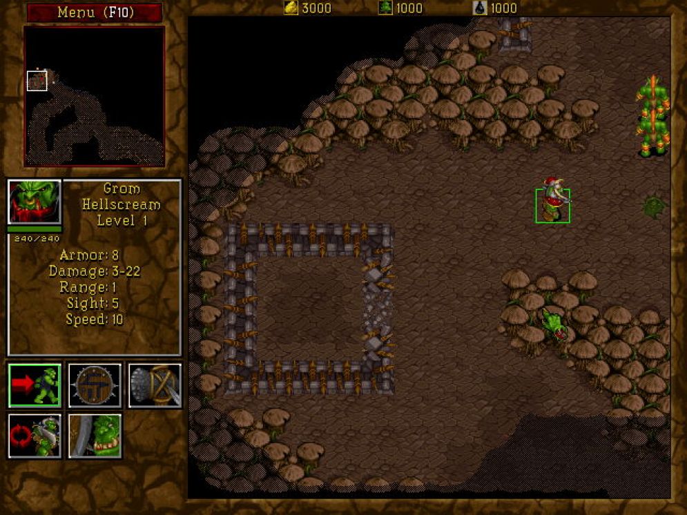 Screenshot ze hry Warcraft 2: Beyond the Dark Portal - Recenze-her.cz