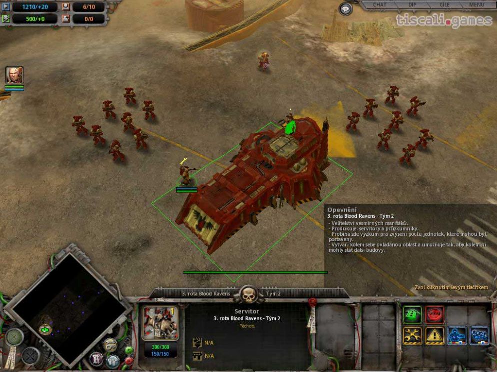 Screenshot ze hry Warhammer 40.000: Dawn of War - Recenze-her.cz