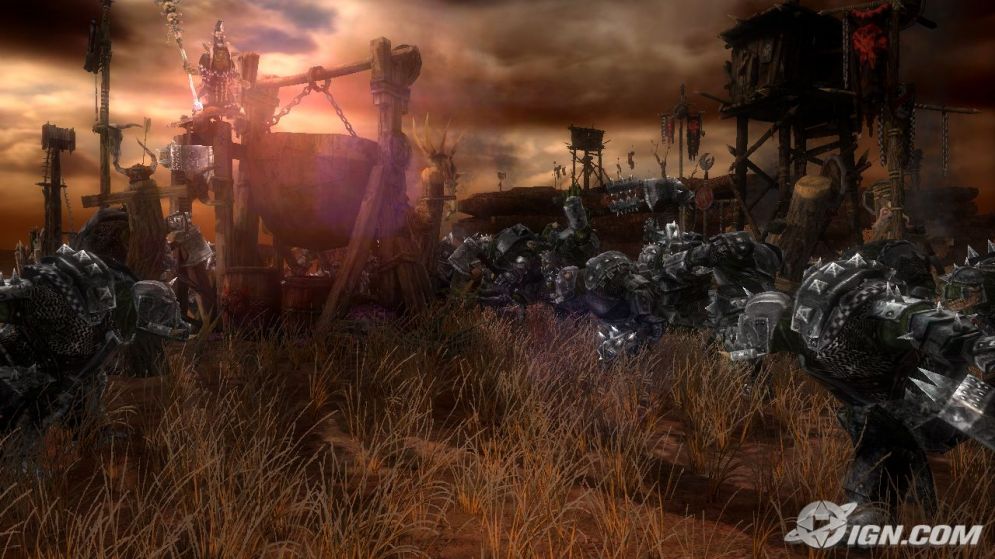 Screenshot ze hry Warhammer: Mark of Chaos - Battle March - Recenze-her.cz